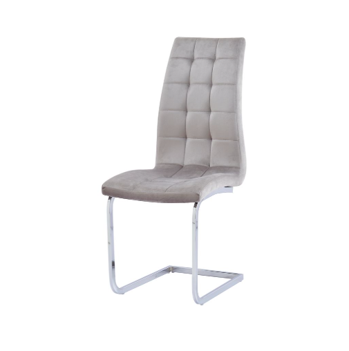 Chaise BELLA velours moka