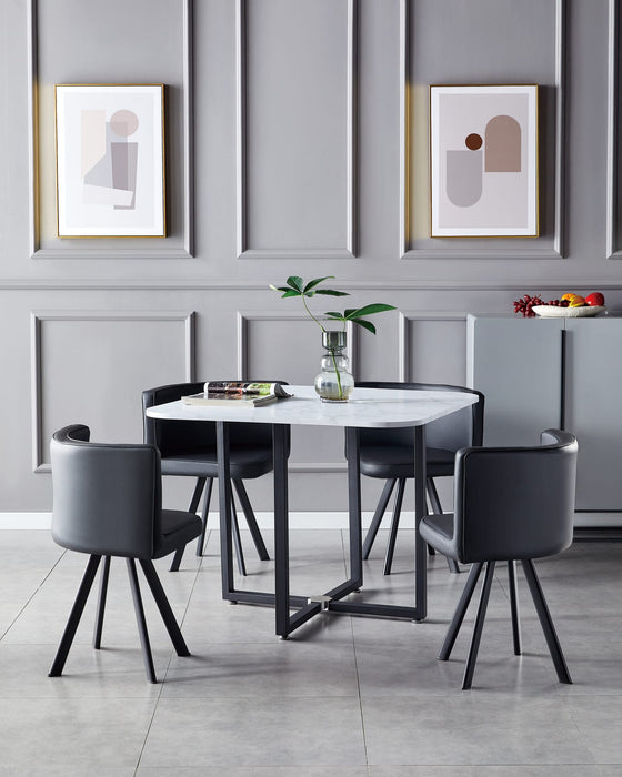 Ensemble Table et 4 Chaises VENDOME - Modernité et élégance