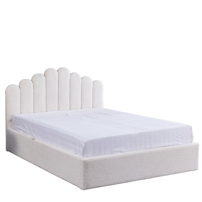 Lit DOHA velours doudou avec coffre 160x200 cm