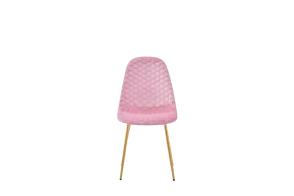 Chaise Scandinaves ABEILLE Gold rose