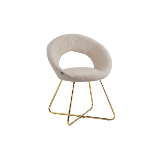 Chaise BUBBLE Gold velours Moka