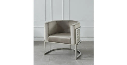 Fauteuil ALVEOLES velours anthracite moka