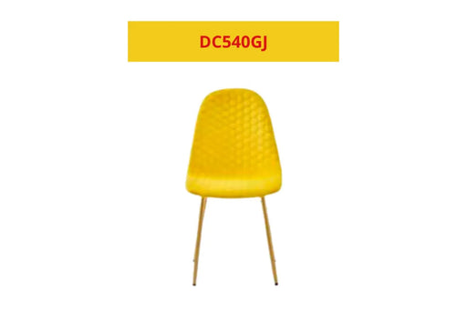 Chaise Scandinaves ABEILLE Gold jaune
