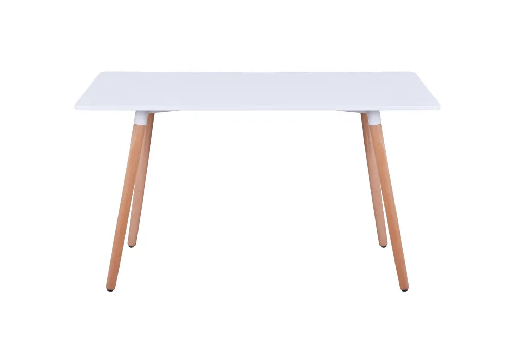 Table à manger scandinave Blanche en bois