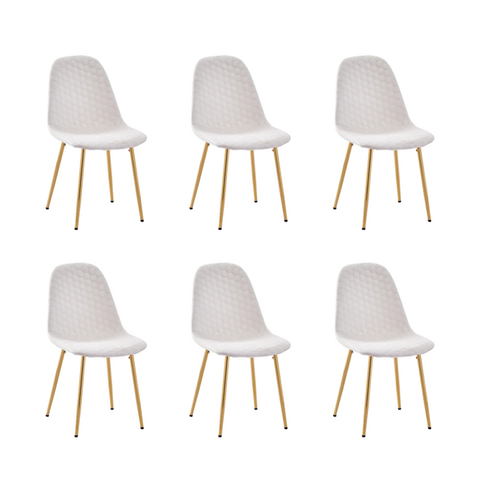Chaise Scandinave ALVEOLE Gold beige