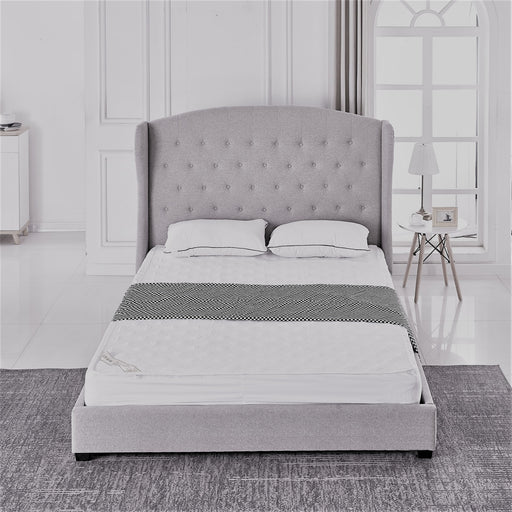 LIT BERGERAC GRIS 160x200 cm