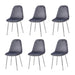 Lot de chaises Scandinave ALVEOLE Chrome - image 1
