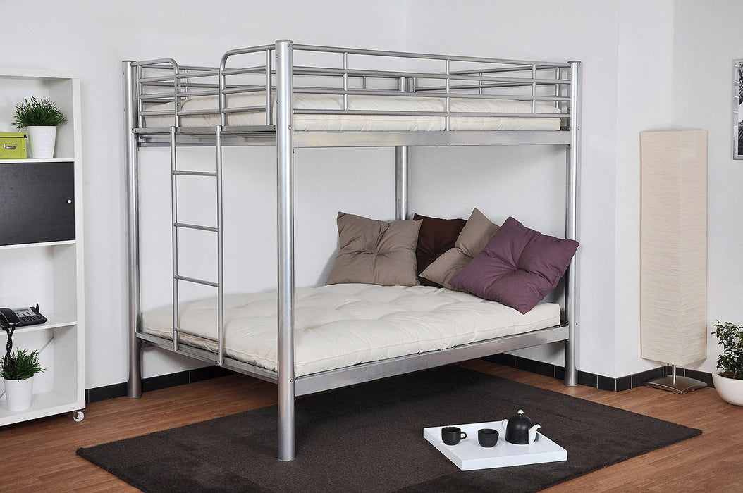 Pack Lit superposé 4 + matelas compris places 2+2 COLOSSE 140x190 cm sommier inclus - image 2