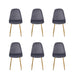 Lot de chaises Scandinave ALVEOLE Gold - image 1