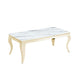 Table basse BAROQUE Gold 120x60x45 cm - image 1