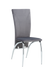 Chaise DUNA chrome velours beige gris