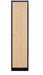 ARMOIRE EN COLONNE ANTHRACITE EN METAL UNE PORTE EFFET CHENE 45x45x185cm - image 1