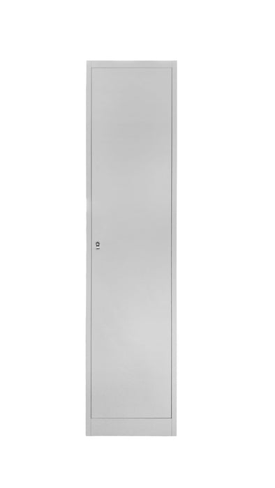 ARMOIRE EN COLONNE GRIS EN METAL UNE PORTE 45x45x185cm - image 1