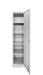 ARMOIRE EN COLONNE GRIS EN METAL UNE PORTE 45x45x185cm - image 3