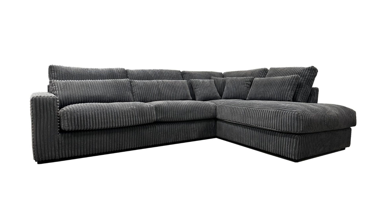 AMBERT AG(CANAPE AMBERT ANGLE GAUCHE TISSUS ANTHRACITE LAPIN) 320x230cm - image 2