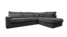 AMBERT AG(CANAPE AMBERT ANGLE GAUCHE TISSUS ANTHRACITE LAPIN) 320x230cm - image 2