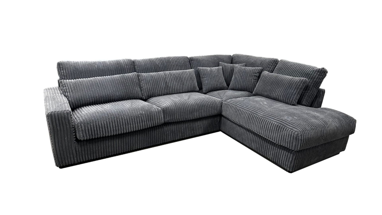 AMBERT AG(CANAPE AMBERT ANGLE GAUCHE TISSUS ANTHRACITE LAPIN) 320x230cm - image 1