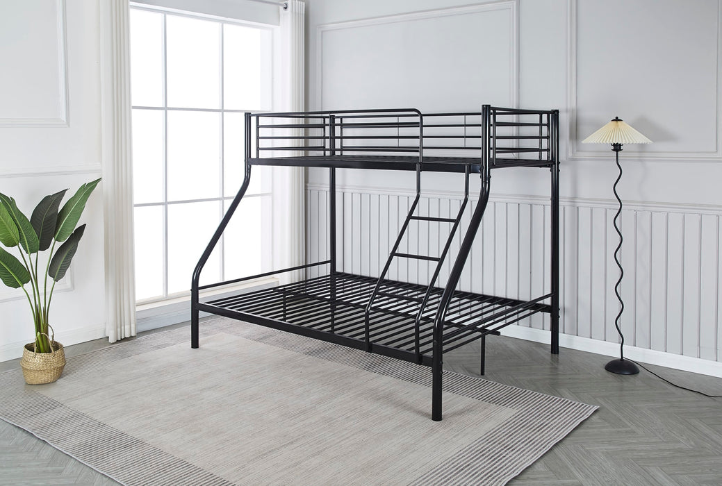 LIT SUPERPOSÉ BOB NOIR 90X190cm + 140x190 cm