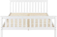 LIT BATNA EN BOIS BLANC 140x190cm - image 1