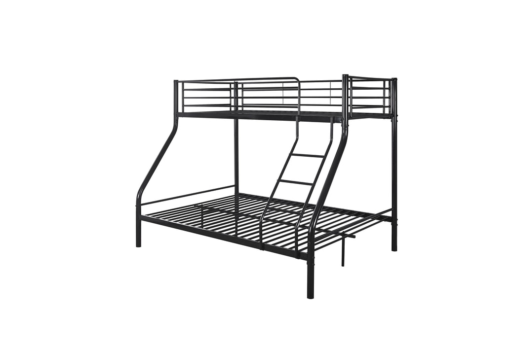 LIT SUPERPOSÉ BOB NOIR 90X190cm + 140x190 cm