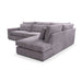 CANAPE LE BRISTOLA ANGLE DROIT CÔTELÉ GRIS 315X230cm - image 3