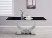 TABLE REPAS TROFY MARBRE NOIR 150x90x75 cm - image 3
