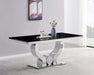 TABLE REPAS TROFY MARBRE NOIR 150x90x75 cm - image 2