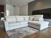 CANAPE MARBELLA ANGLE DROIT TISSUS LIGHT GRIS 315X230 - image 1
