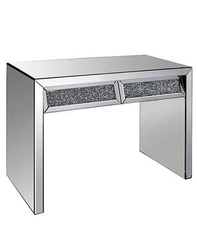 COIFFEUSE MIROIR 2 TIROIRS 110x45x80 cm