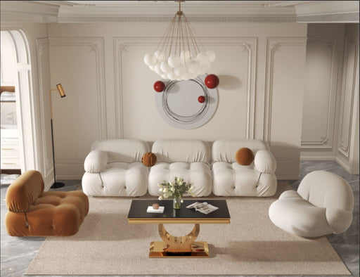 TABLE BASSE INVICTUS GOLD NOIR 120x60CM