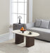 TABLE BASSE ROXY PIED NOYER CERAMIQUE TRAVERTIN BRILLANT 120x60x45cm - image 5