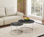 TABLE BASSE GIGOGNE PIED CHROME PLATEAU CERAMIQUE NOIR GEAI - image 4