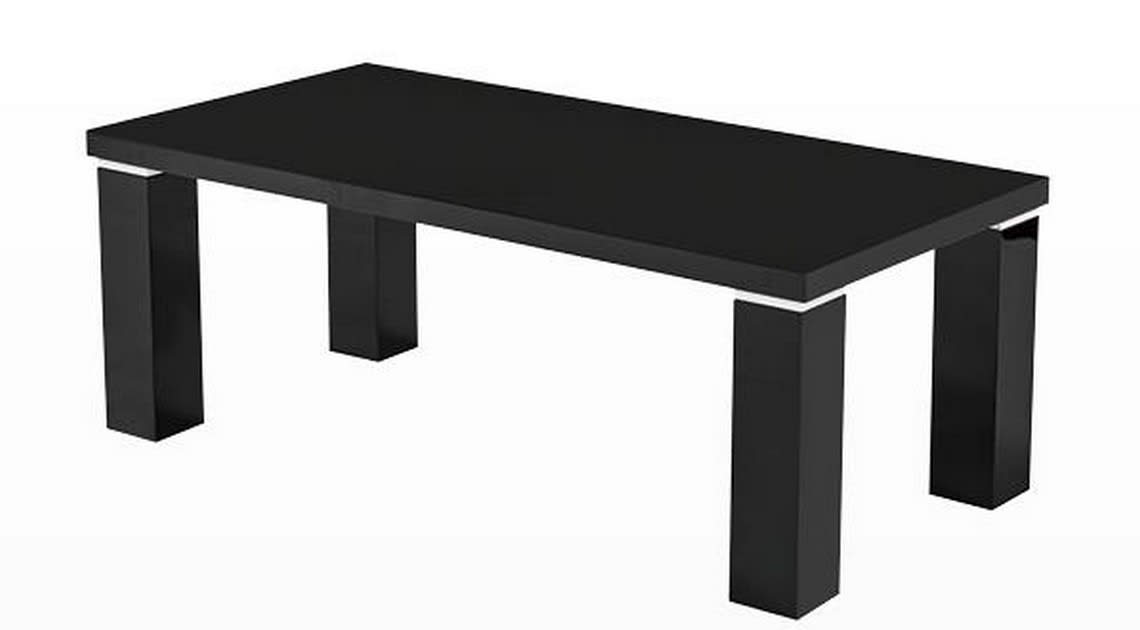 TABLE BASSE SIMPLY NOIR 120x60x45 cm
