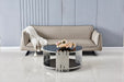 TABLE BASSE STICK CHROME MARBRE NOIR 90 x 45 CM - image 2