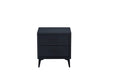 CHEVET NOBEL VELOURS NOIR 38x45x48cm - image 1