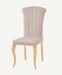 Chaise baroque LOUIS Gold Velours beige