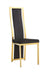 Lot de chaises Dana velours contour Gold - image 1