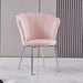 CHAISE NYMPHEA CHROME VELOURS ROSE - image 3
