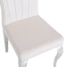 Chaises baroque louis pied chrome tissu velours beige