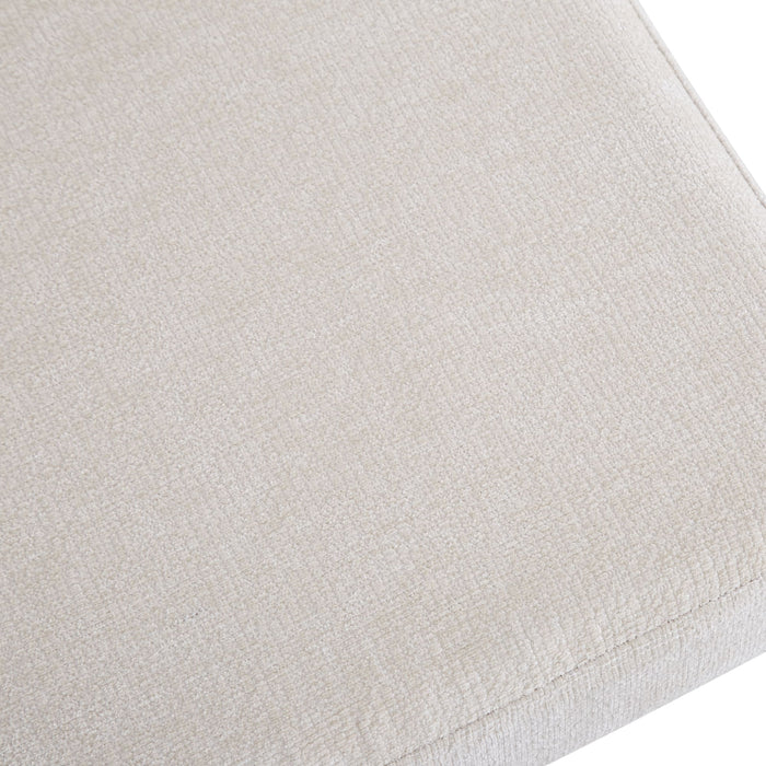 CHAISE BAGUETTE SERGE CHENILLE BEIGE