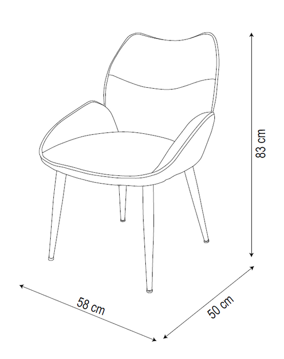 CHAISE LOHA PIED GOLD BEIGE - image 5