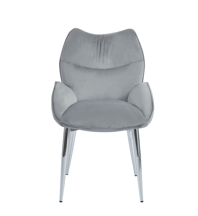 CHAISE LOHA PIED CHROME ANTHRACITE