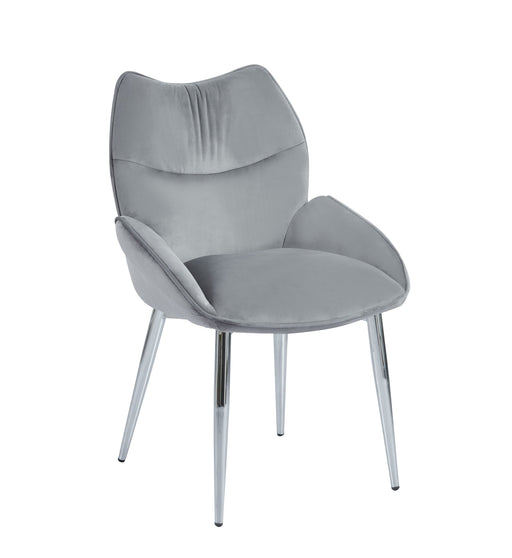 CHAISE LOHA PIED CHROME ANTHRACITE