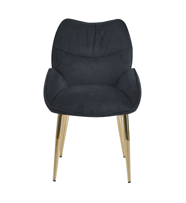 CHAISE LOHA PIED GOLD NOIR
