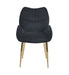 CHAISE LOHA PIED GOLD NOIR