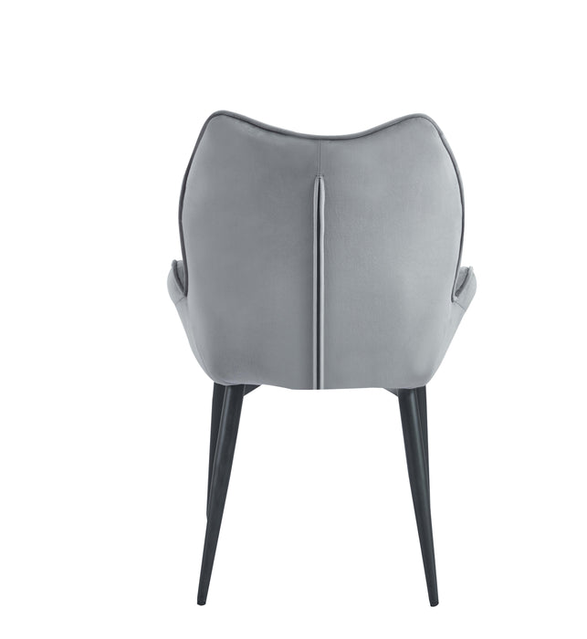 CHAISE LOHA PIED METAL NOIR ANTHRACITE - image 4
