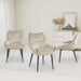 CHAISE LOHA PIED METAL NOIR TAUPE - image 6
