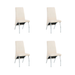 Lot de Chaises Fate chrome et velours - image 1
