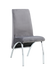 Lot de Chaises Fate chrome et velours - image 1