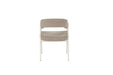 CHAISE ALICIA PIED METAL BEIGE ASSISES GRAIN MOKA - image 3